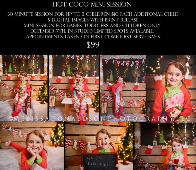 Holiday mini sessions for children. Arizona child photography, newborn and baby photography